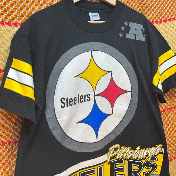 Pittsburgh Steelers All-over print Salem Sportswear t-shirt - Picture 2 of 5